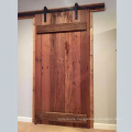 Rail Only Rustic Horizontal Plank Sliding Barn Door